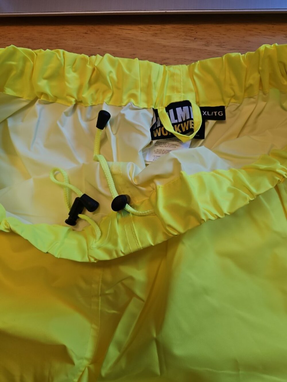 Holmes Workwear ANSI Class 3 Type R Hi Vis Rain Suit large Waterproof Reflect - Picture 10 of 10